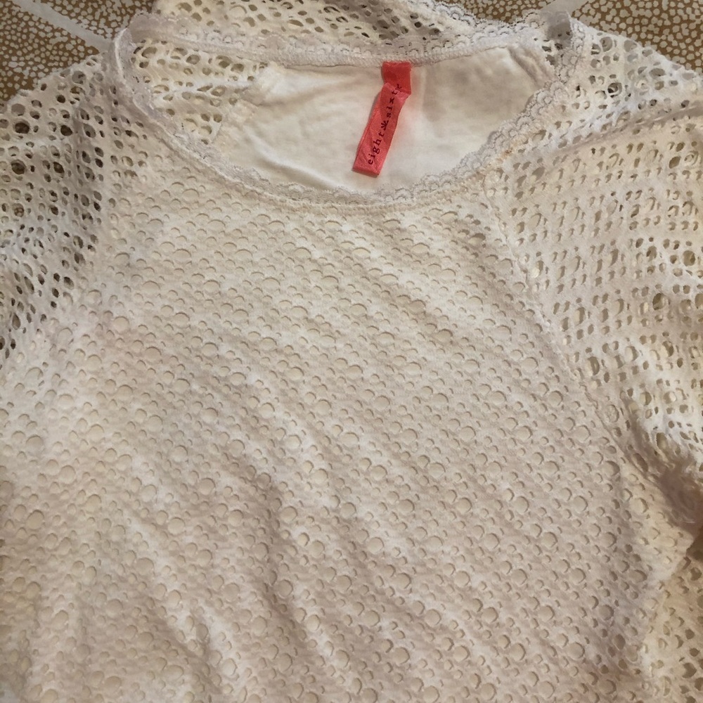 Eight Sixty - White Eyelet Dress